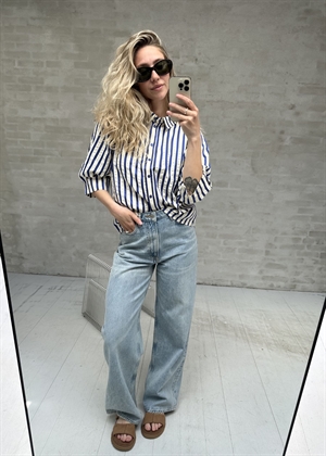 Bono stripe skjorte Blue Lollys Laundry